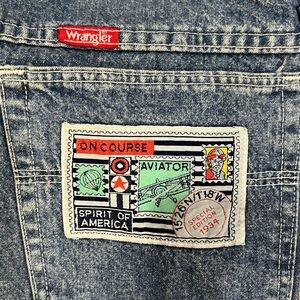 VINTAGE Wrangler “On course” Aviator special edition jeans. RARE. Size 38x34